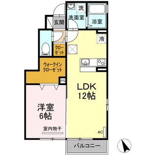 ソルト・レイク【1階】の間取り