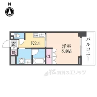 ベルファース尼崎【5階】の間取り