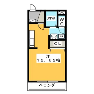 美・ナテュール【1階】の間取り