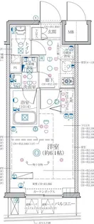 ディアレイシャス東別院【10階】の間取り