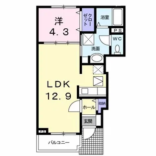 アリエッタ【1階】の間取り