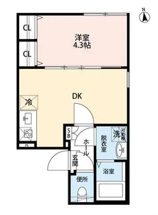 グランクオール南砂町センターレジデンス【1階】の間取り