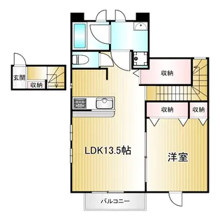 パティオ【2階】の間取り