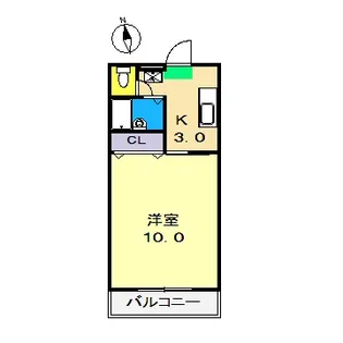 カミムラハイツ【2階】の間取り