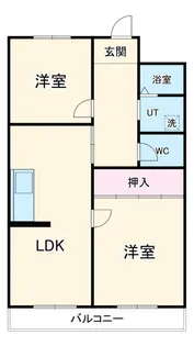 ハイツ西郊【5階】の間取り