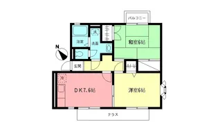 アドミラブール【1階】の間取り