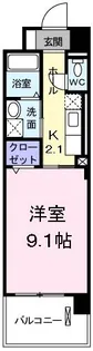 アルモニー【4階】の間取り