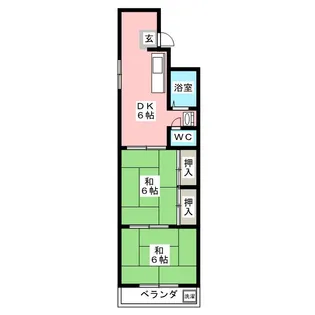 アオキハイツ【3階】の間取り