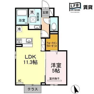 D-room東雲【1階】の間取り