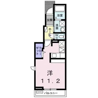フィオーレ 桜【1階】の間取り