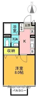 ノースガーデン【2階】の間取り