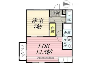 ビレッジアキ【1階】の間取り