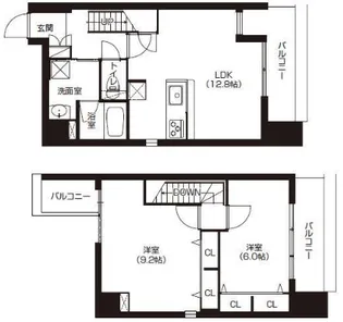 アーバネックス大手前の間取り