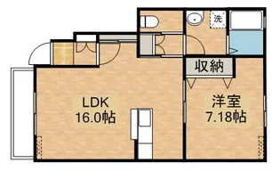 プチ・ロジェ清原台I【1階】の間取り