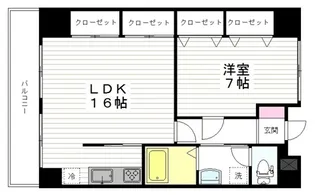コンフォート宮城野【4階】の間取り