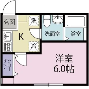 エフテラス青葉台【1階】の間取り