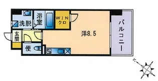 カーサエンペサール【11階】の間取り