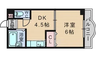 VILLA VERDY3番館【3階】の間取り