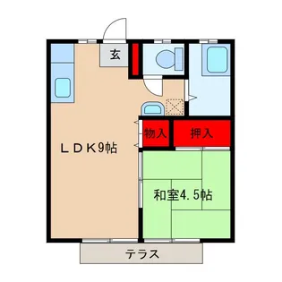 ルーチェ エミネンス【1階】の間取り
