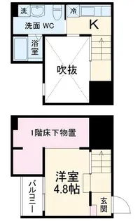 ange【2階】の間取り