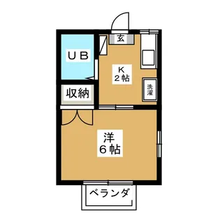 コーポキシノ【2階】の間取り