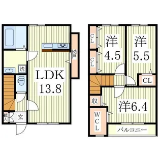 Grand Terrace野々下の間取り