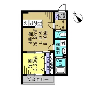 AJ津田沼V【3階】の間取り