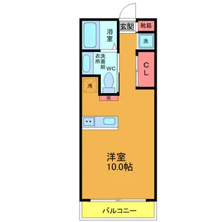 ECRU【2階】の間取り