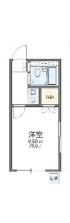 レオパレス羽津【1階】の間取り
