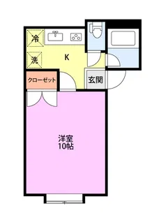 ウィスティリア【2階】の間取り