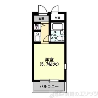 朝日プラザアクシス東淀川【2階】の間取り
