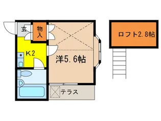 フォレックス鷺沼【1階】の間取り