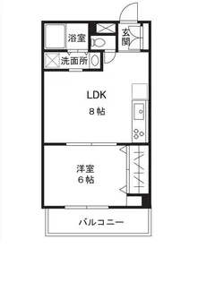 ロジェルSUENAGA(住居)【3階】の間取り