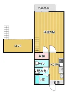 ポートヒルズ御船【1階】の間取り