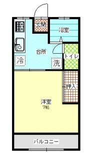 五治郎内ハイツ【2階】の間取り