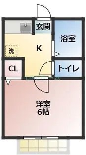 ヴランドール東船橋【2階】の間取り