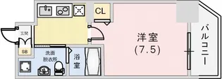アドバンス神戸プラージュ【3階】の間取り