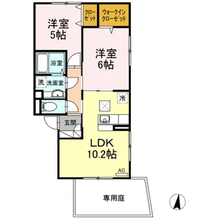 メゾンダイ【1階】の間取り