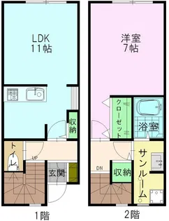 アンヌール88の間取り