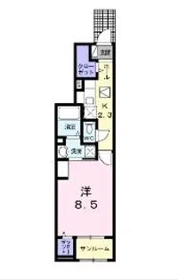 ノビコス【1階】の間取り