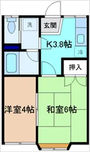 ソレム裕II【1階】の間取り