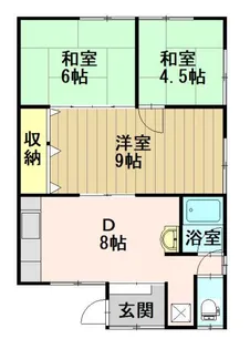 高屋アパート【2階】の間取り