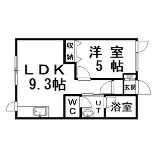 ファミールハイツ【1階】の間取り