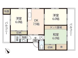 田中ビル【3階】の間取り