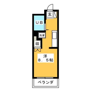 スターライトパレス1【3階】の間取り