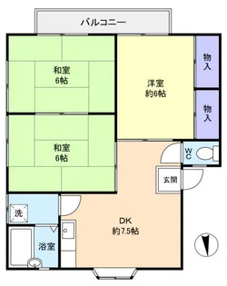 ハイムブリッヂII【2階】の間取り