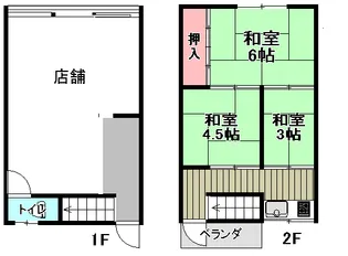 京都府京都市北区紫野門前町【一戸建】の間取り