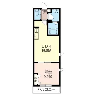 ラ・クレール【2階】の間取り