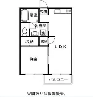 エクセル加納I【2階】の間取り