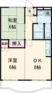 金富グランデ【4階】の間取り